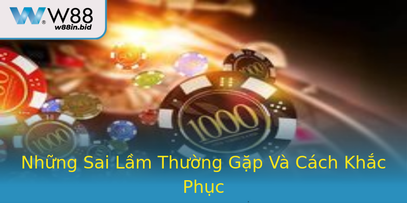 Những Sai Lầm Thường Gặp Và Cách Khắc Phục Những Sai Lầm Thường Gặp Và Cách Khắc Phục